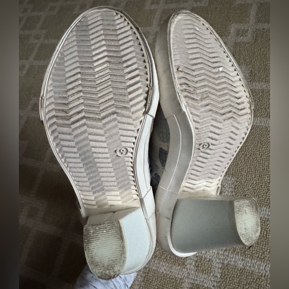 Havana Vintage Camo Star Heeled High Top Sneakers Gray White Lace-Up Shoes 9 - Picture 14 of 14